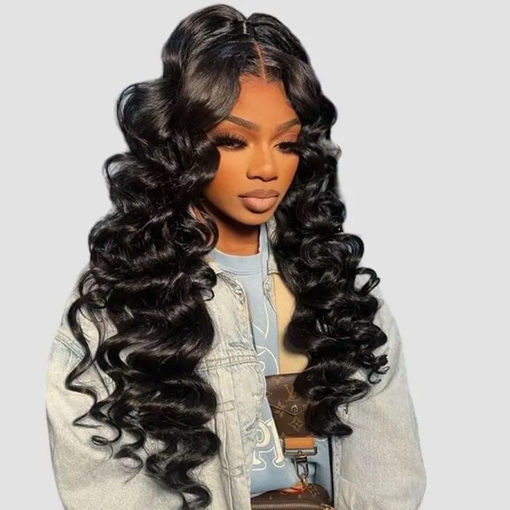 9x6 M-Cap Loose Deep Wave Wear Go Wig Pre Bleached Tiny Knots Transparent Lace Glueless Wig | BGMgirl Hair