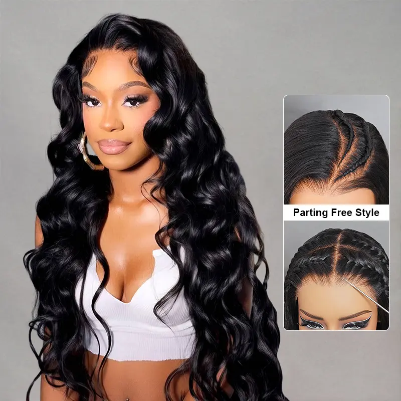 9x6 M-Cap Ocean Wave Wear Go Wig Pre Bleached Tiny Knots Transparent Lace Glueless Wig | BGMgirl Hair