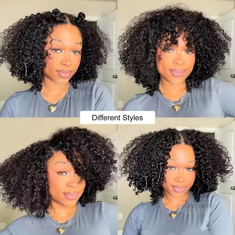 versatile styling glueless bob wigs