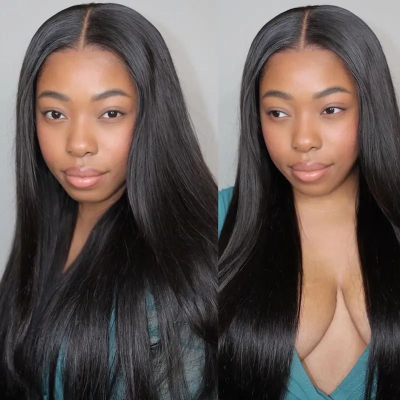 7x5 Straight Wear Go Wig Transparent Lace 180% Glueless Clearance Sale