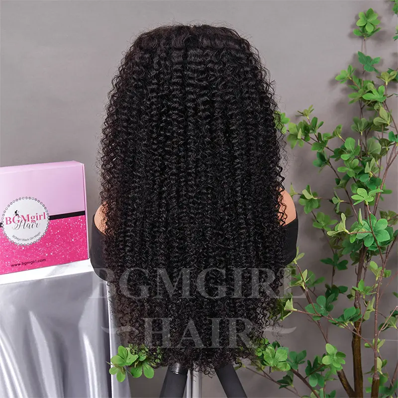 200% 13x4 Kinky Curly Transparent Lace Front Wig 2024 Crazy Clearance Sale
