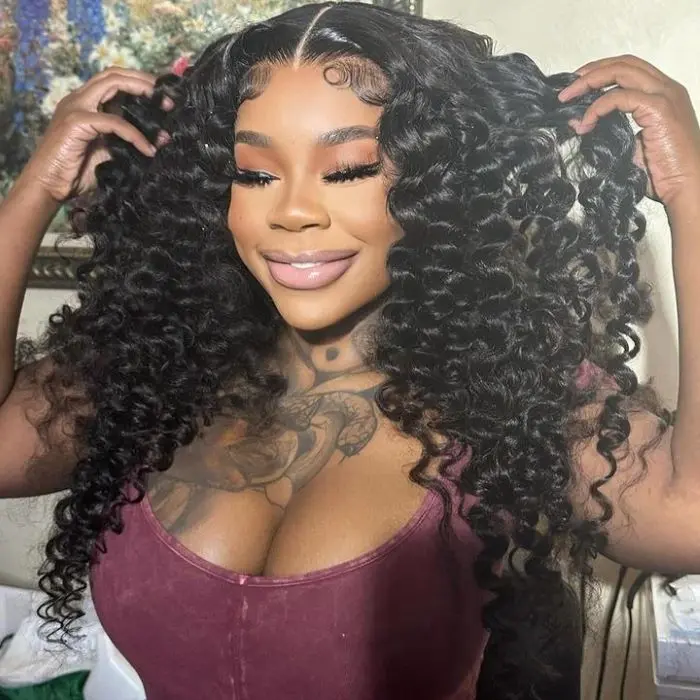 Wand Curls Wear Go Wig 6x4 HD Lace Closure 180% Glueless Wig | BGMgirl Hair