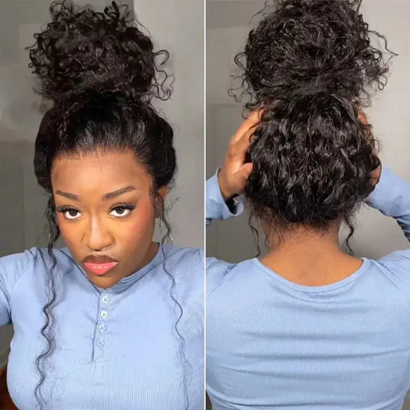 360 glueless wig human hair