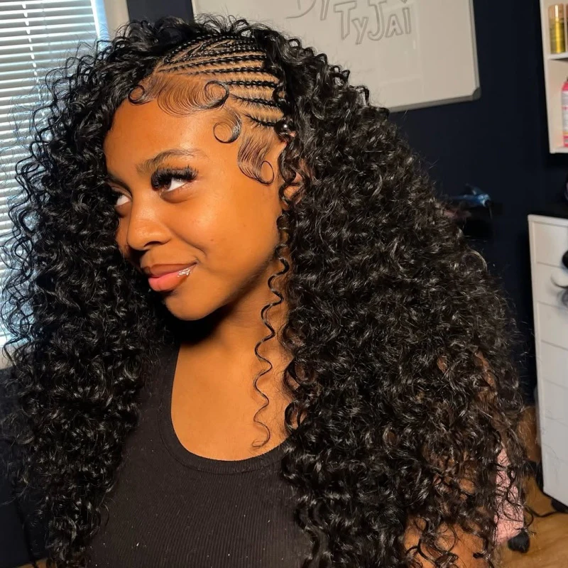feather crochet hair