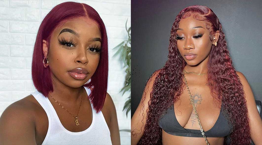 colored lace frontal wig