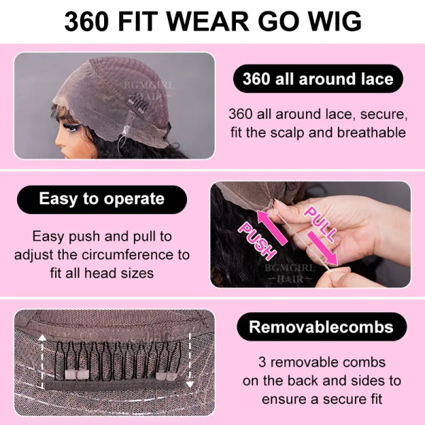 360 lace wig