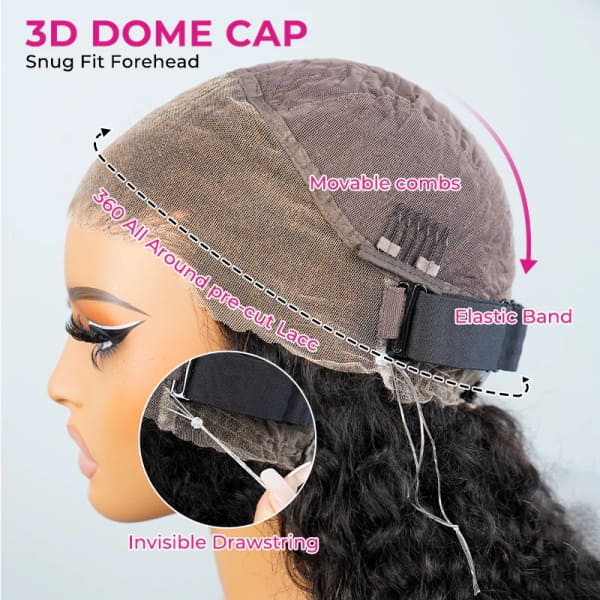 3D dome cap