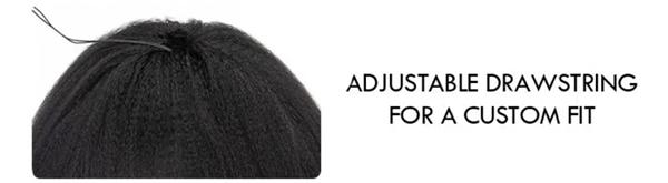 3 in 1 half wigs with an adjustable drawstring