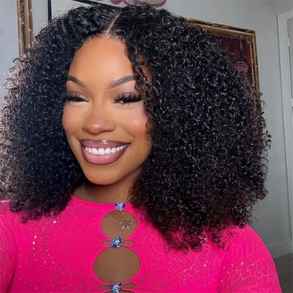 Afro curly short bob wigs