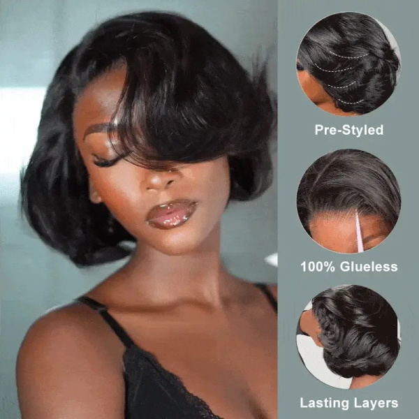 Blowout Bob Straight 7x5 Lace Wear Go Wig