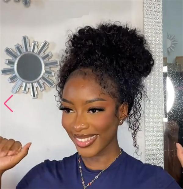 Buns Or Ponytails Half wig Hairstyle