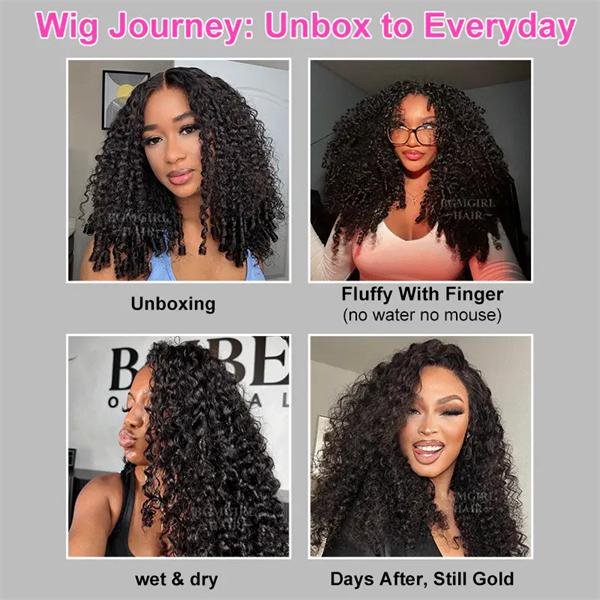 Burmese curly wig