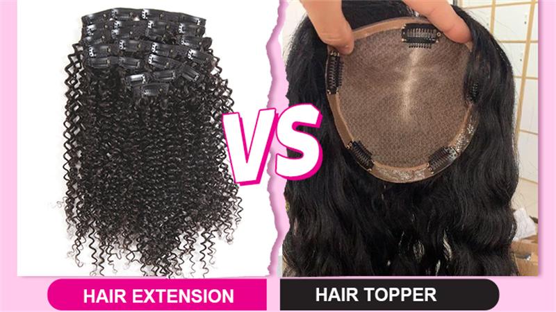 Hair Extension VS Hair Topper