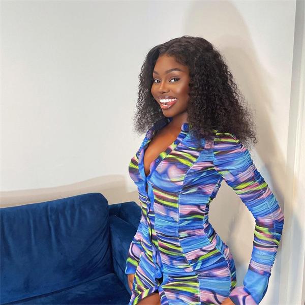 Kinky Curly Short Bob Lace Closure Wig