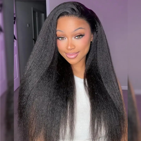 Kinky Straight 360 lace wig