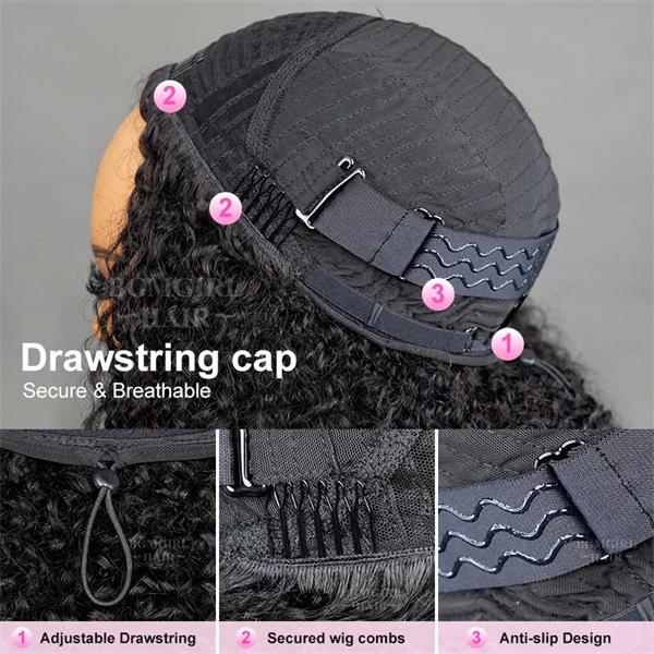 drawstring wigs