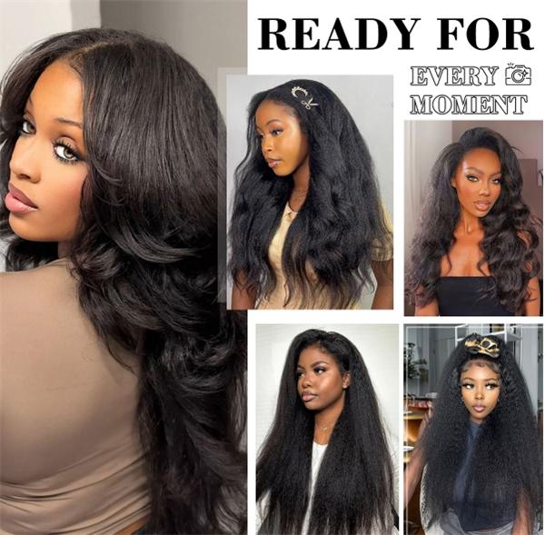 half wig for endless hairstyle options