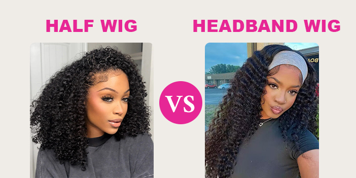 half wig vs headband wig