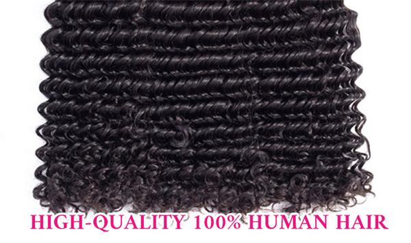 high-quality human hair 3 in 1 half wigs