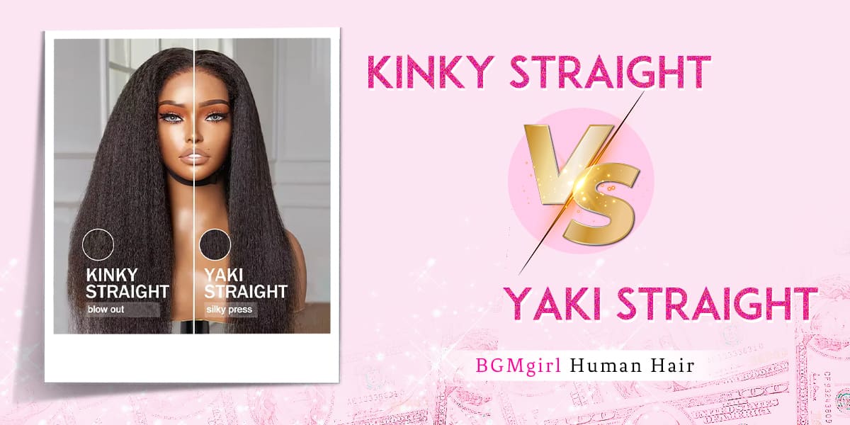 Kinky Straight Vs Yaki Straight hair