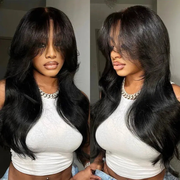 layer cut body wave wig