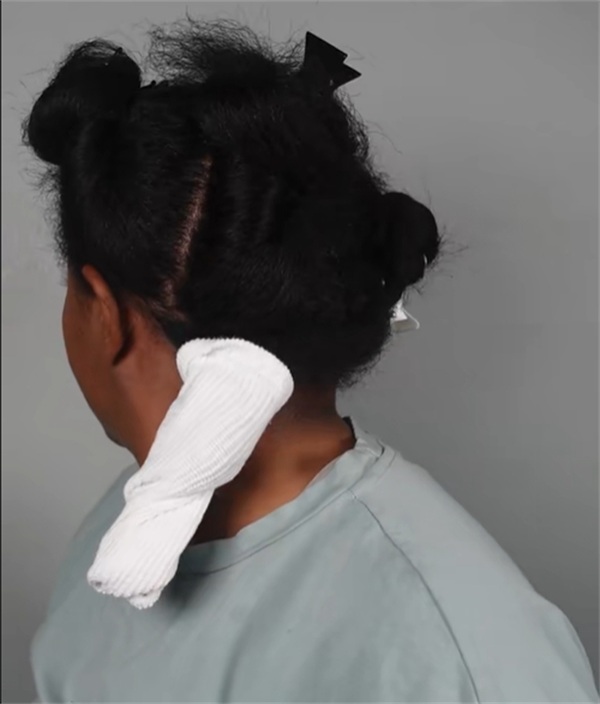 secure sock curls without heat