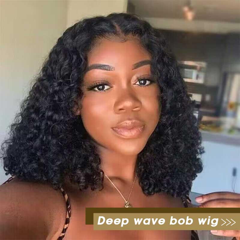 deep wave bob wig