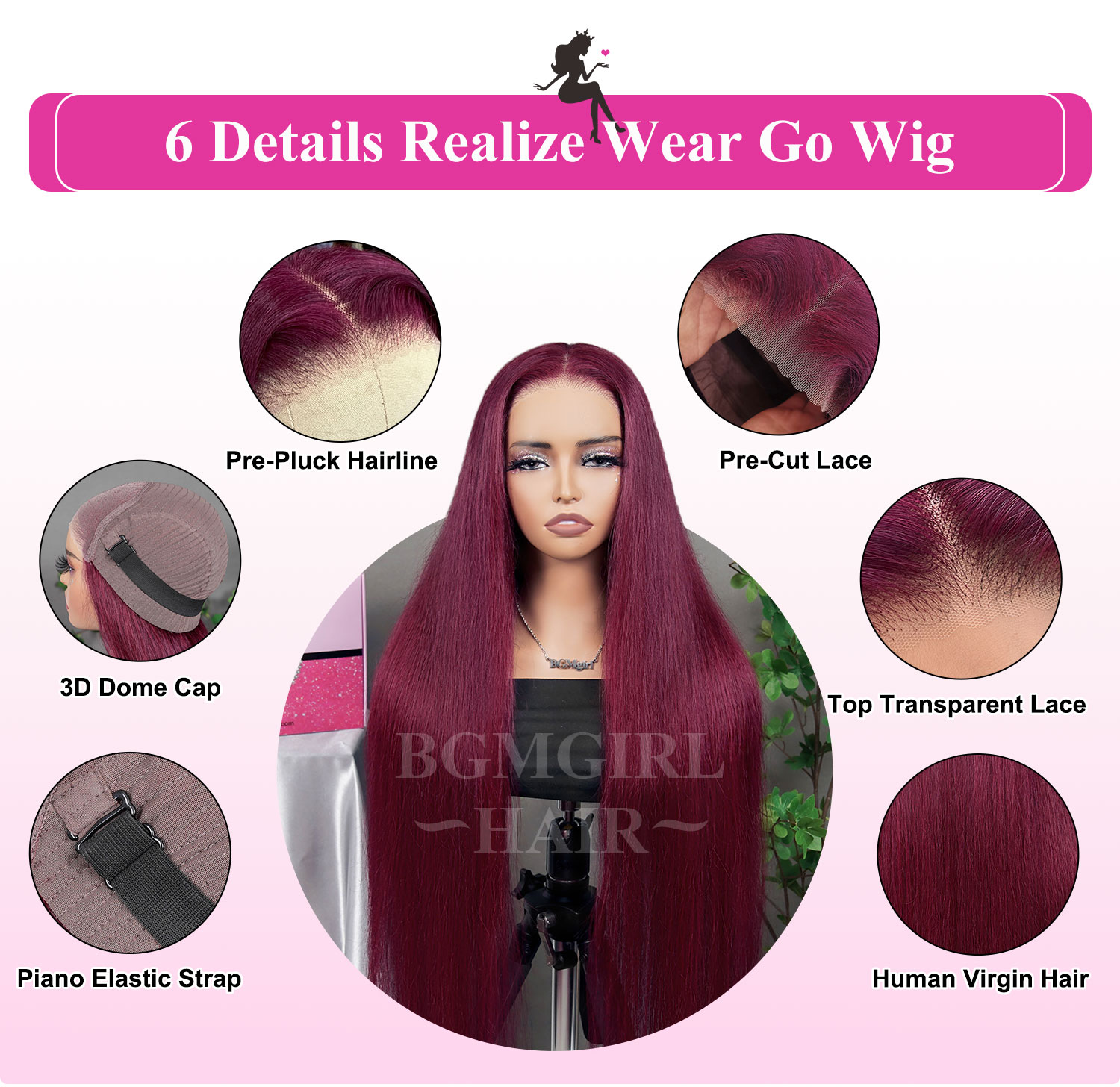ready to wear glueless wigs