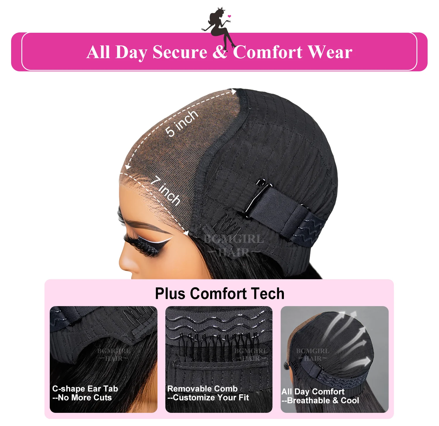 ready to wear glueless wigs
