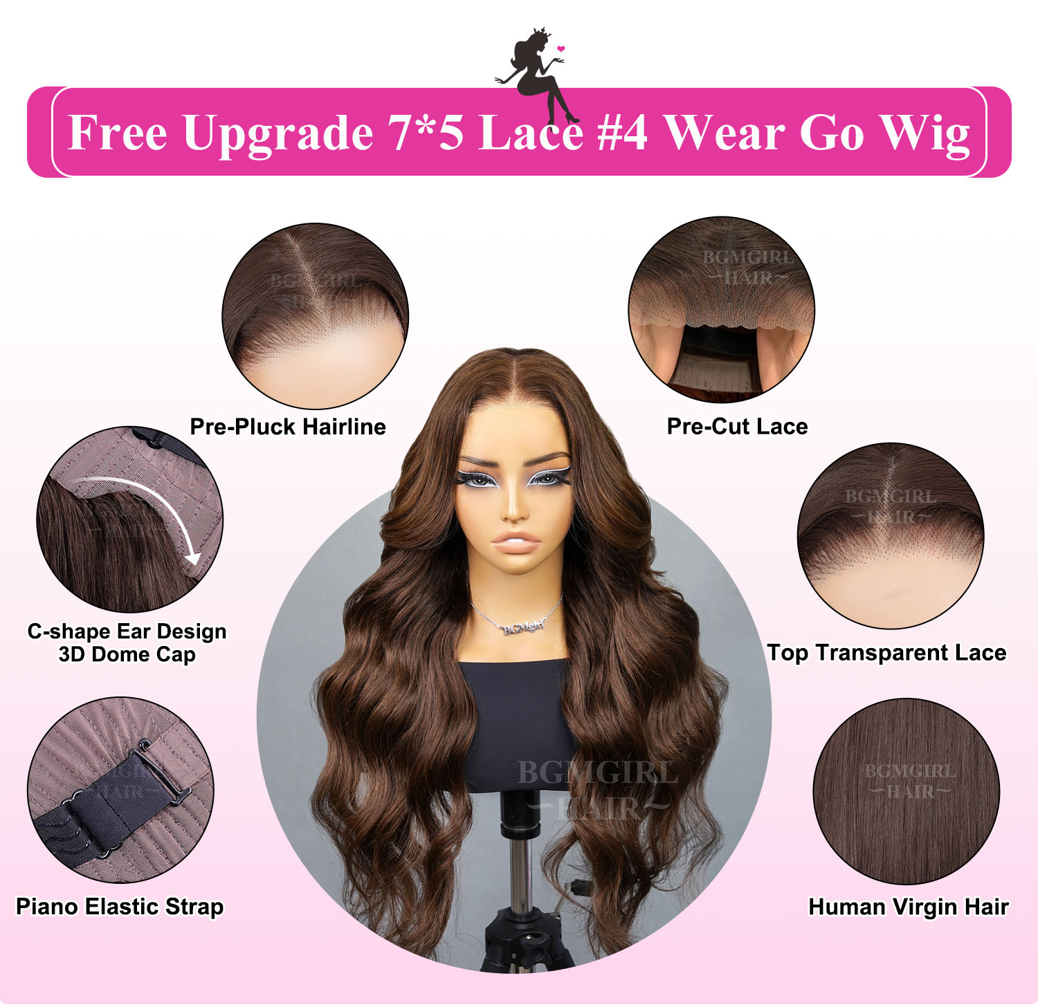 ready to wear glueless wigs